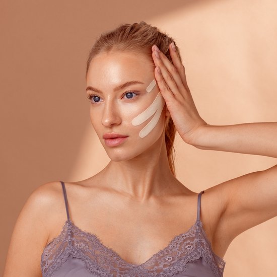CureTape® Beauty - Face Taping - Beauty Tape - Face Tape - Gezichtsverzorging - Anti Aging - Collageen - Gezicht Tape 5cm x 5m