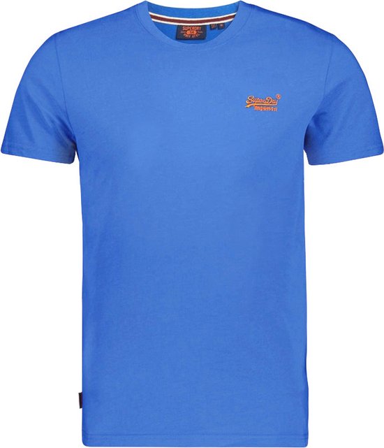 Superdry Essential Logo Emb Tee Heren T-shirt - Lichtblauw - Maat 3XL