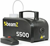 Machine à fumée - Appareil à fumée compact BeamZ S500 avec télécommande avec fluide à fumée