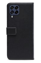 Mobilize Telefoonhoesje geschikt voor Samsung Galaxy M53 Hoesje | Mobilize Classic Gelly Wallet Bookcase Portemonnee | Pasjeshouder voor 2 Pasjes | Telefoonhoesje voor Pinpas / OV Kaart / Rijbewijs - Zwart