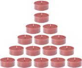 Set van 16 rode kaarsen D40