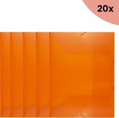 20x KTC Elastomap A4 PP volle kleur oranje