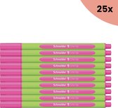 25x Fineliner Schneider Line-Up 0 - 4mm neon-pink