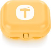Tupperware Mini Smartclip T Geel - Snackdoosje