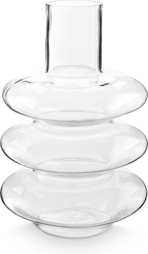 vtwonen Vase en Verres pour Fleurs - Décoration de la maison - Transparent - Glas