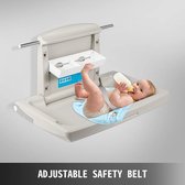 VGD - Baby Aankleedstation - Gemonteerde Baby Luier Verschoontafel - Neerklapbare Verticale Toiletten - Baby Verschoontafel