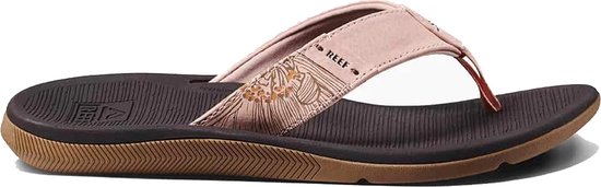 Reef Santa Ana slippers dames zwart dessin