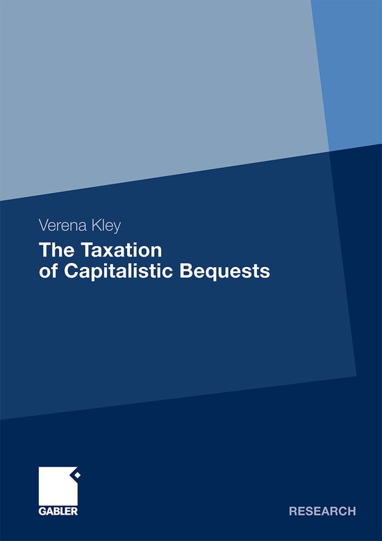 The Taxation of Capitalistic Bequests - cover