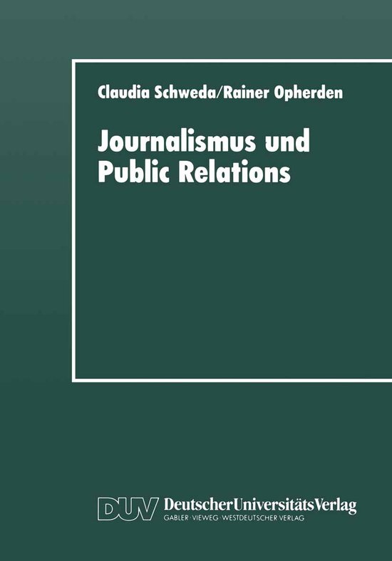 Journalismus und Public Relations - cover