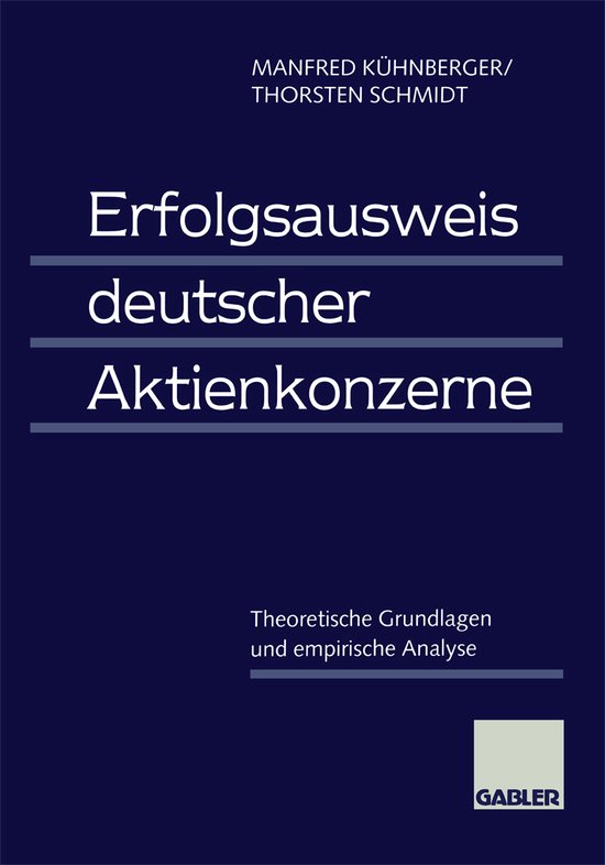 Erfolgsausweis Deutscher Aktienkonzerne