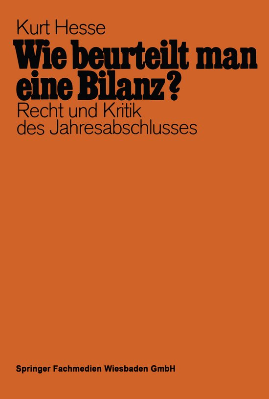 Wie beurteilt man eine Bilanz? - cover