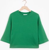 Sissy-Boy - Groene sweater met korte mouwen