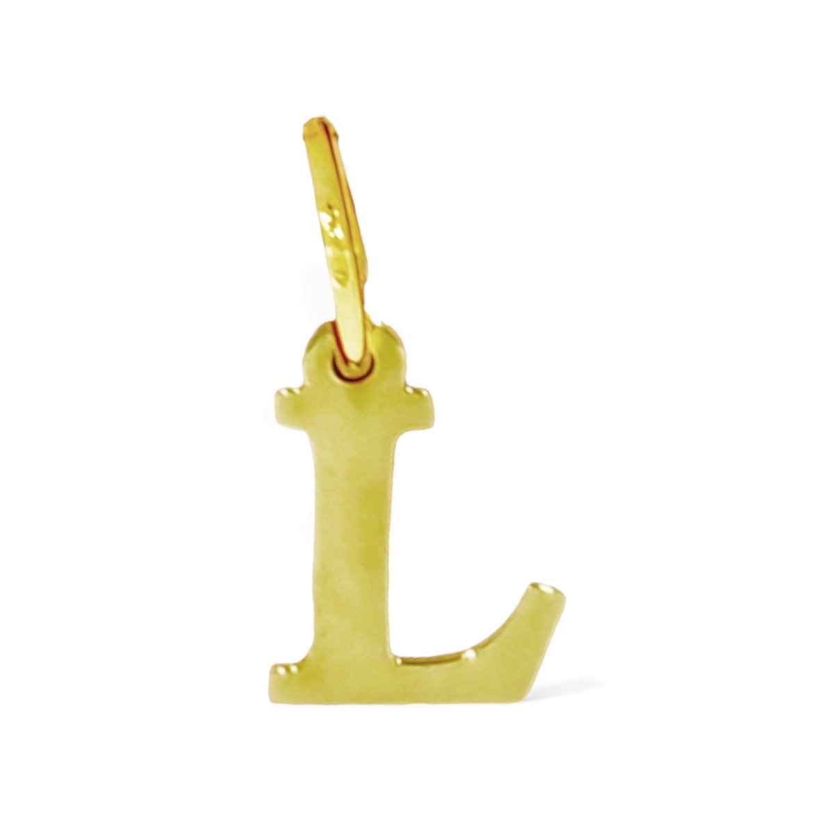 Goud Hanger Letter L 14 karaats