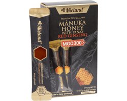 Miel de Manuka MGO 300+ avec ginseng Panax rouge, 120 grammes