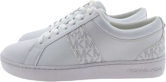 Michael Kors Juno stripe veter sneaker wit, 41 / 7