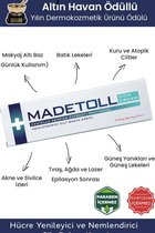 Madetoll - Centella Asiatica Wondercreme- Tegen Pigmentatie - Herstellend en verstrakkend - Helpt tegen Acne & Puisten & behandeling van een geïrriteerde huid - 30G - 1 Tube - Gewild product uit Turkije - Influencers Product