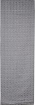 Chemin de table polyester gris 140x40