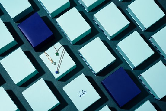 Miore® - Boucles d'oreilles en or avec émeraude verte - Femme - Or 14 carats - Boucles Goud' Boucles d'oreilles pendantes - Vert - Vert Emerald - Bijoux faits main de haute qualité