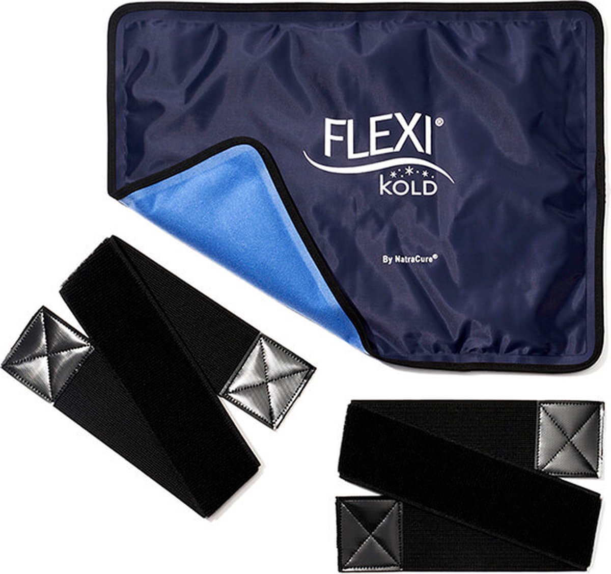 Goedkoopste FlexiKold coolpack small (19x29cm) - icepack - coldpack - gelpack - herbruikbaar - flexibel - klittenband - zwelling - ontsteking - sportherstel - blessures