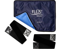FlexiKold coolpack small (19x29cm) - icepack - coldpack - gelpack - herbruikbaar - flexibel - klittenband - zwelling - ontsteking - sportherstel - blessures