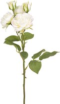 Kunstmatige witte rozenstam met knoppen H46