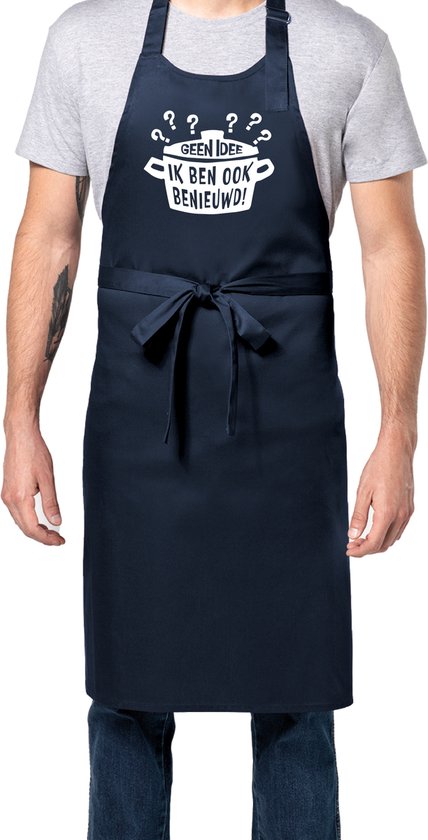 Tablier de cuisine Chef Frites - Tablier de cuisine avec texte - Vaderdag des Pères Fête des Mères Anniversaire Anniversaire - Beige