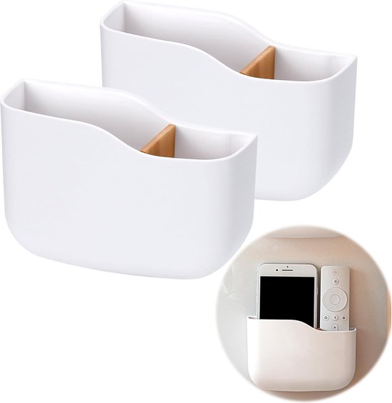 thumbnail: ERBO Afstandsbediening Houder - Zelfklevende Wandorganizer Voor TV Bediening En Make-up