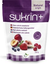Sukrin + (250g) - Contient de l'érythritol - substitut de sucre 100% naturel - 2x plus sucré que le sucre ordinaire