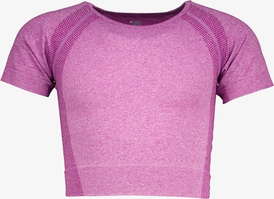 Osaga cropped seamless meisjes sport T-shirt roze - Maat 146/152