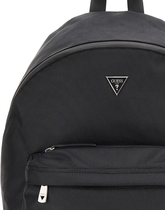 GUESS Sac à dos de loisirs Sac à dos pour ordinateur portable Venezia Backpack With Front Pocket Black Noir