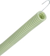 Green flex flexibele buis met 0.8mm trekdraad - 20mm per rol 100 meter (HFD20)