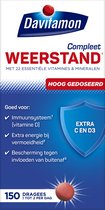 Davitamon Compleet Weerstand Forte met vitamine D - Multivitaminen en mineralen - 150 stuks