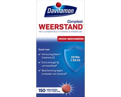 Davitamon Compleet Weerstand Forte met vitamine D - Multivitaminen en mineralen - 150 stuks