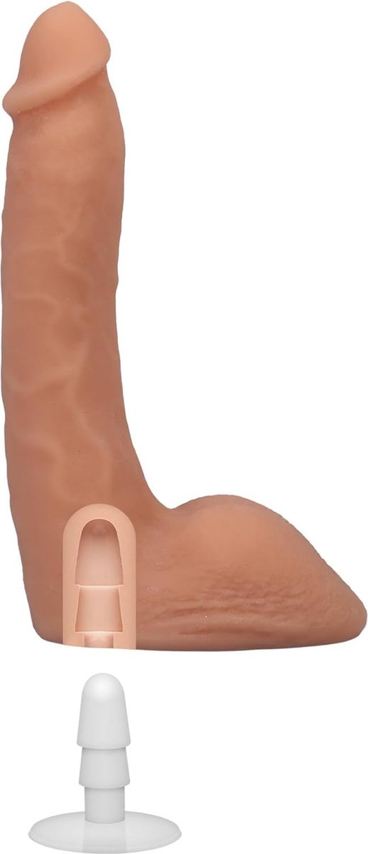 Goedkoopste Codey Steele - Realistic ULTRASKYN Dildo - 8 / 20 cm - Vanilla