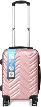 A To Z Traveller QualiTrav - Handbagage 50cm - 28L - Roze - TSA Slot