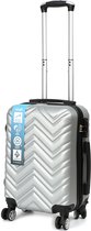 A To Z Traveller QualiTrav - Bagage à main 50cm - 28L - Argent - Serrure TSA