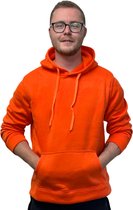 Oranje Hoodie Unisex - Heren / Dames Trui - Oranje Koningsdag Hoodie met Capuchon - Normal Fit - Maat XL