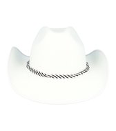 Cowboyhoed Cowboy Hoed Hat Vilt Touw Wit Festival Western Thema Feest