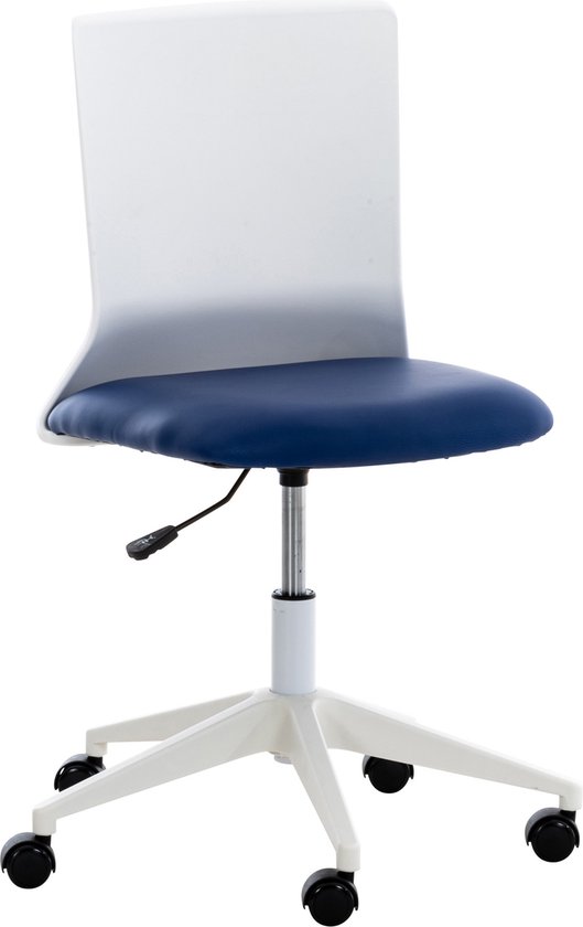 In And OutdoorMatch Bureaustoel Emmett - Kunstleer - Gestoffeerde zitting - Verstelbaar - Kunststof frame - Moderne look