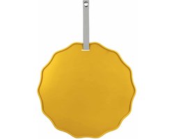 Present Time Prikbord Funky Wave - Geel - Ø51cm - Scandinavisch