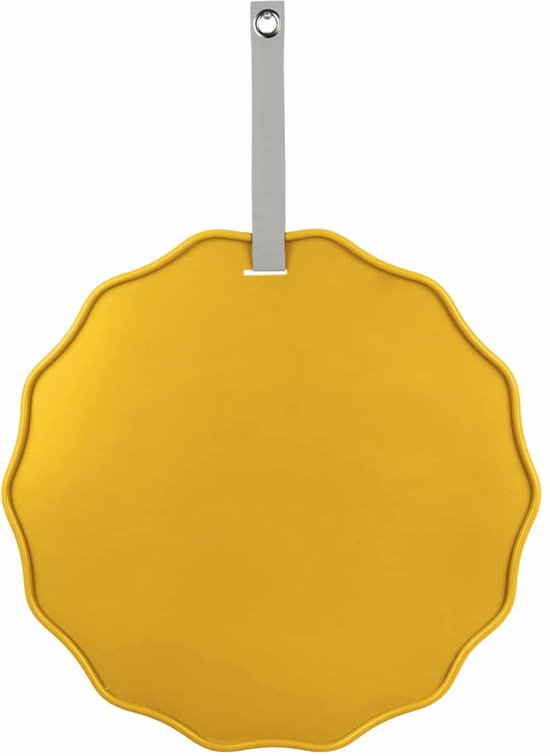 Present Time Prikbord Funky Wave - Geel - Ø51cm - Scandinavisch