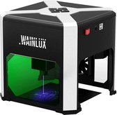 Wainlux K6 Pro - Machine de gravure laser - Découpeur laser contrôlable par Wifi - Machine de gravure facile à installer - Zwart