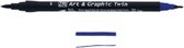 ZIG Art & Graphic Twin Tip brush marker - Blue