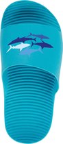 Badslippers - Shark - Blauw - Maat 32/33