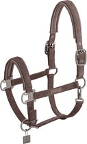 Eskadron Halter Classic Sports Cord Double Pin Marron - moyen