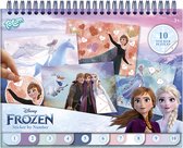 Disney Frozen Totum livre d'activités livre d'autocollants livre de puzzle - autocollant par numéro et livre de coloriage - autocollant par numéro livre de vacances