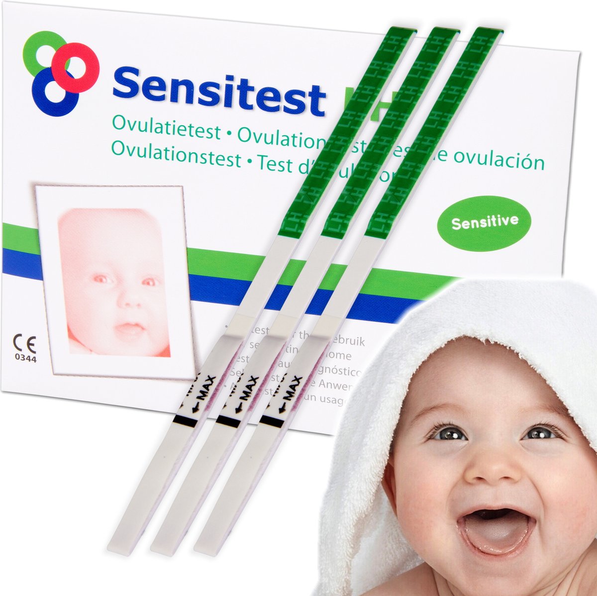 Sensitest Ovulatietest Dipstick Sensitive • pakket 24 stuks • Vind tot wel 4 vruchtbare dagen op Prijzenvolger.com