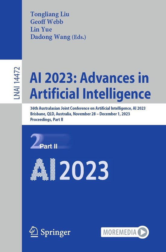 Springer Nature Proceedings Computer Science 2 - AI 2023: Ad ... - cover