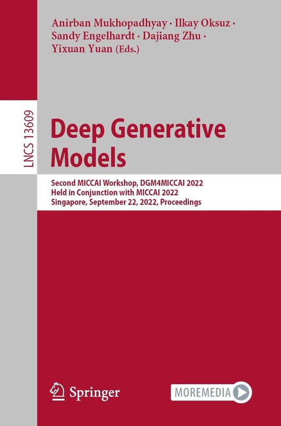 Springer Nature Proceedings Computer Science - Deep Generati ... - cover