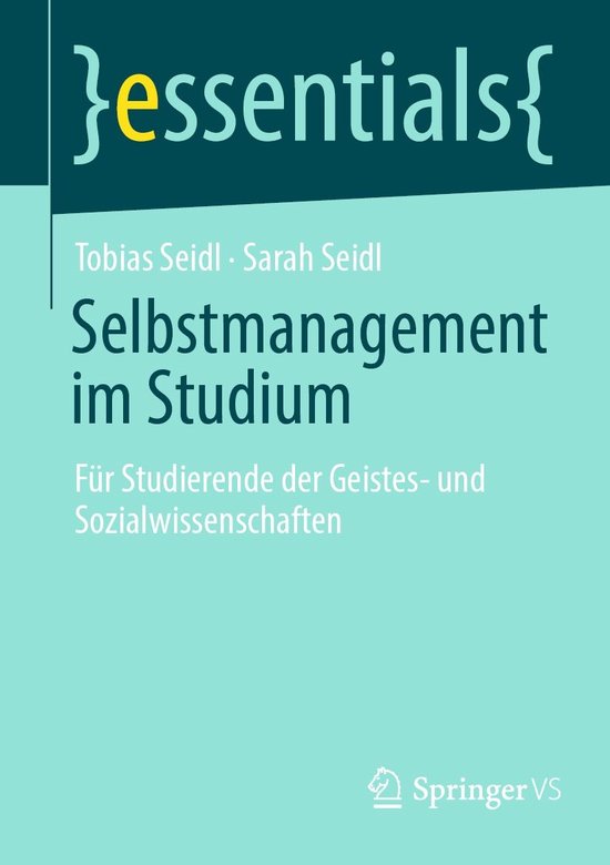 essentials - Selbstmanagement im Studium - cover